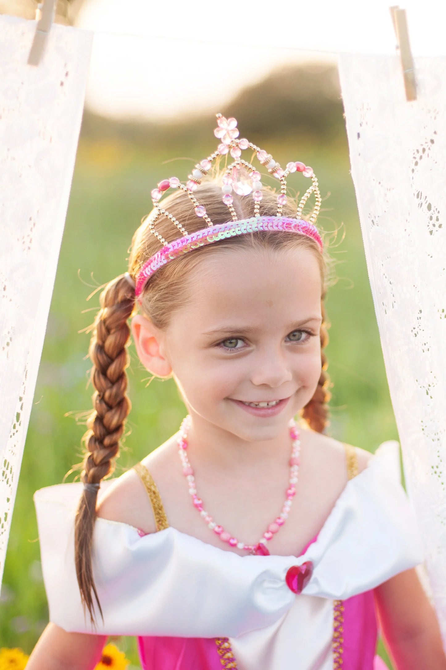 Pink and Gold Fairy Princess Tiara