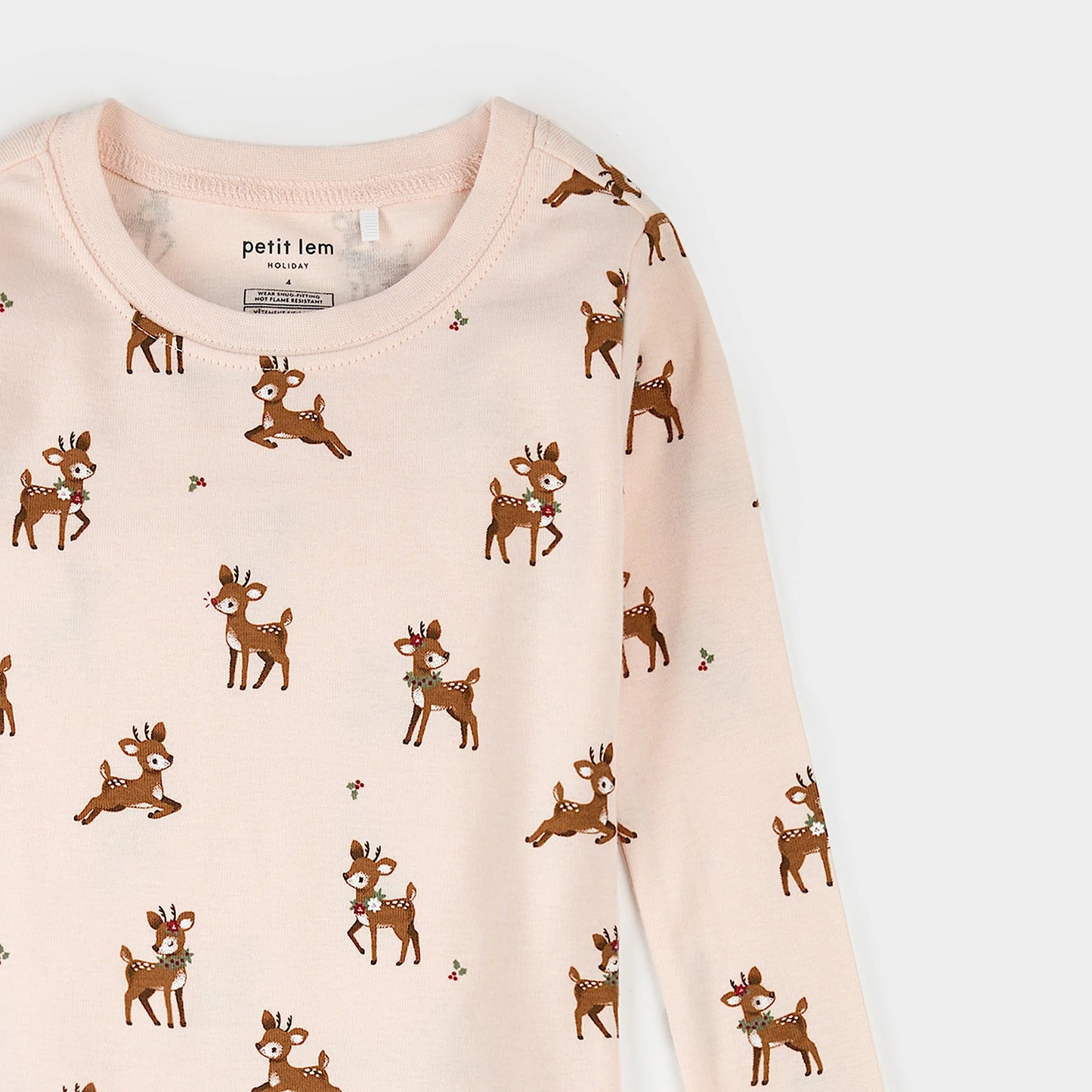 Raindeer Print PJ Set