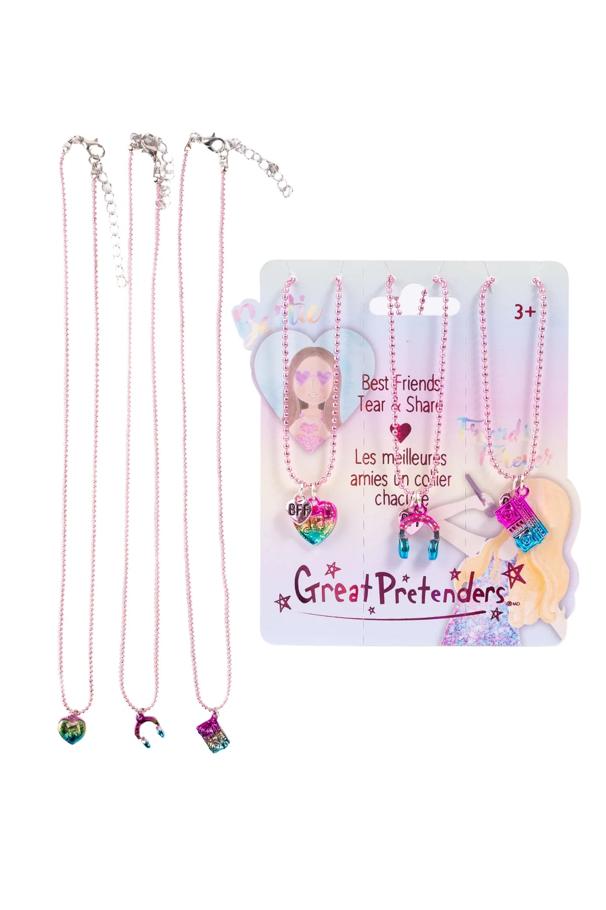 Tear and Share Necklaces (3pc) - Bodacious Besties