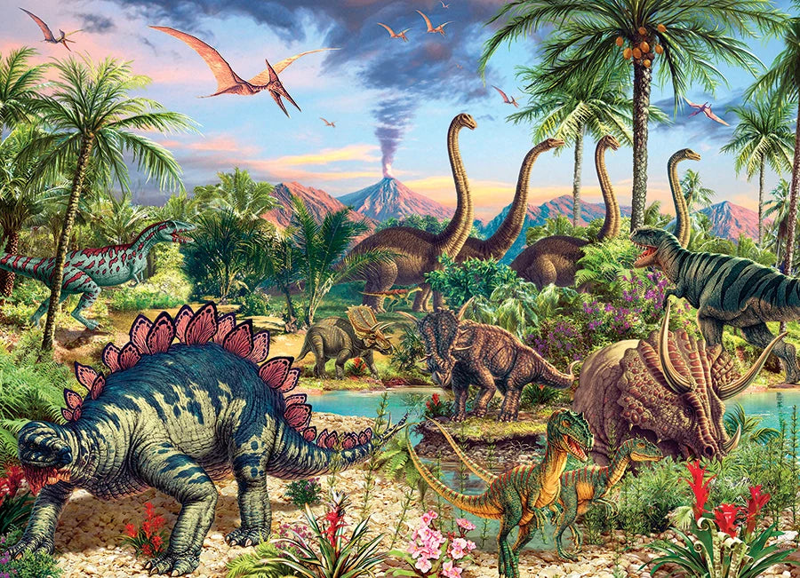 Family Puzzle - Prehistoric Family
