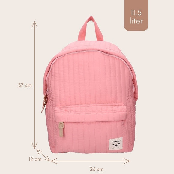 Small Backpack - Quilted Pink