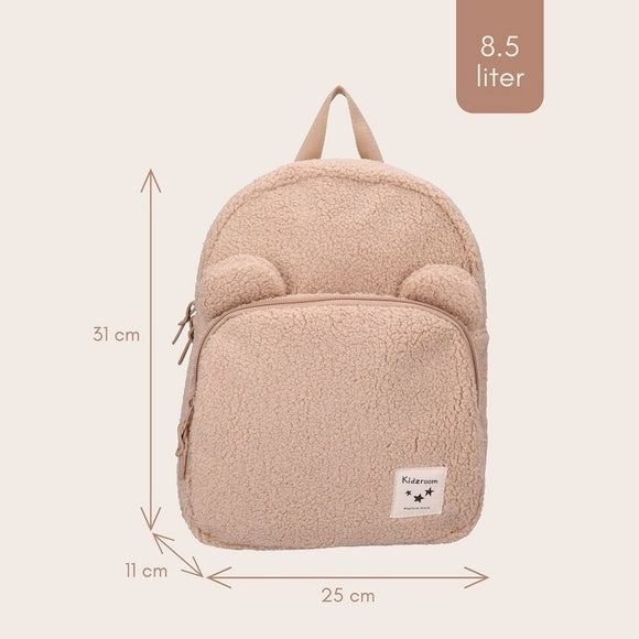 Mini Backpack - Beary Excited Light Brown