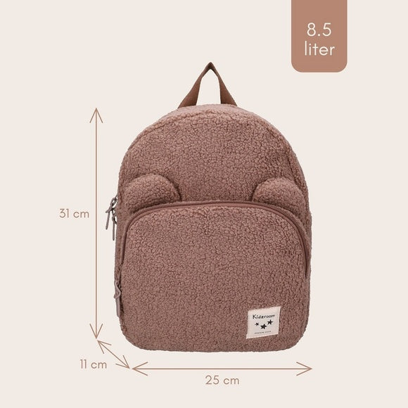 Mini Backpack - Beary Excited Brown