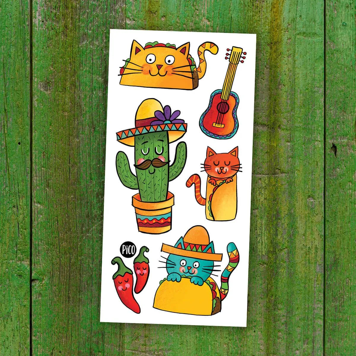 Temporary Tattoos - Taco Cats
