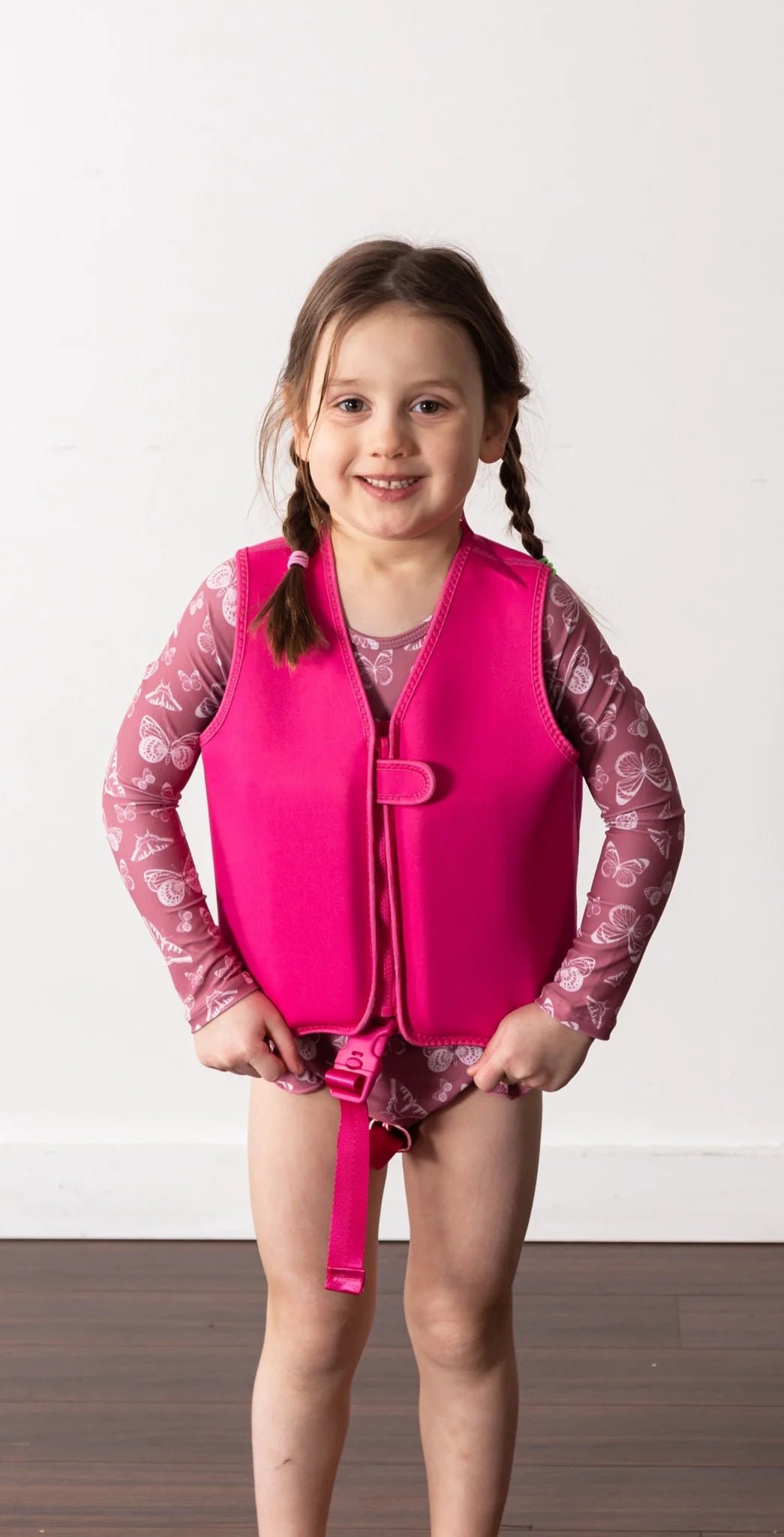 Swim Vest - Hot Pink