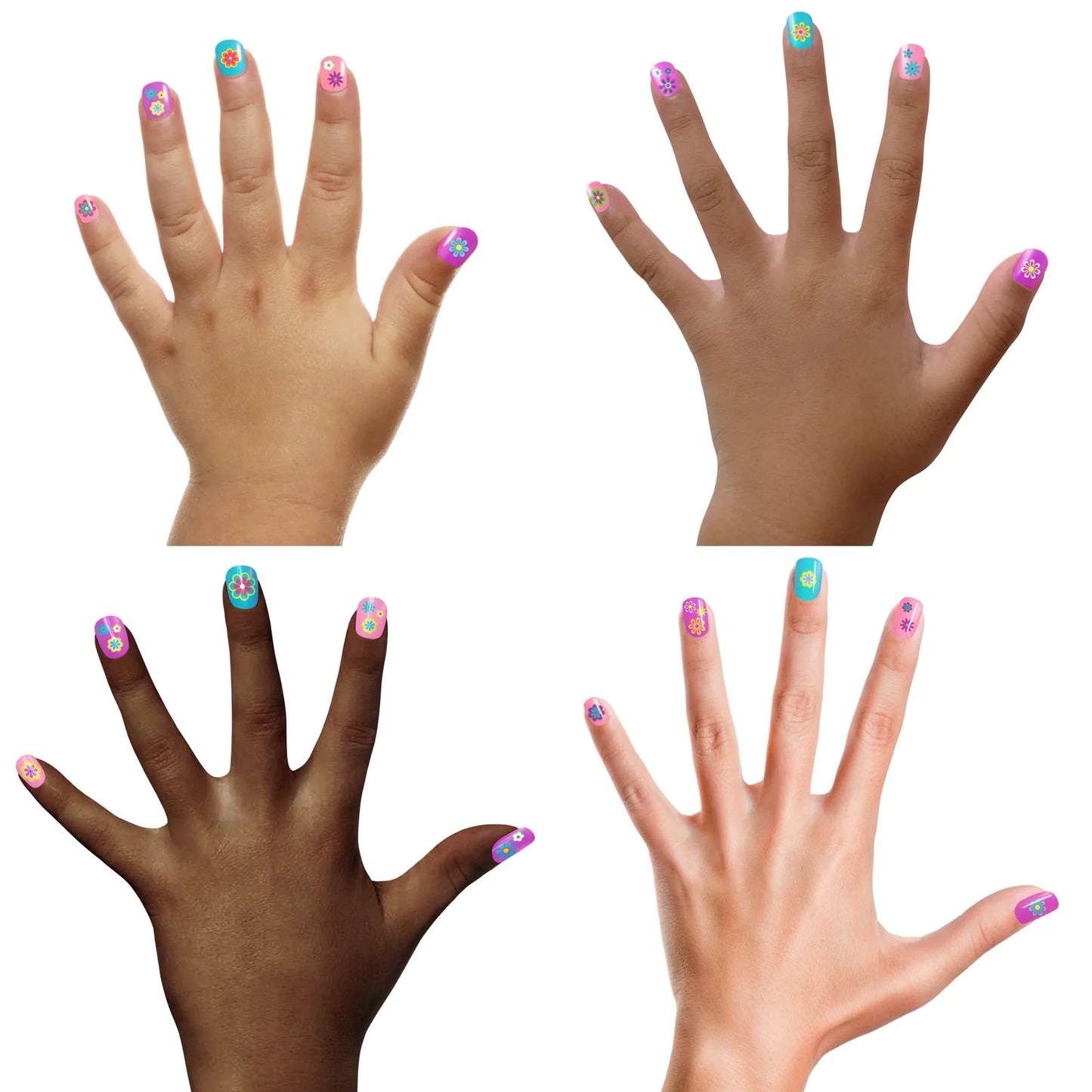 Piggy Paint Press-on Nails - Flower Power