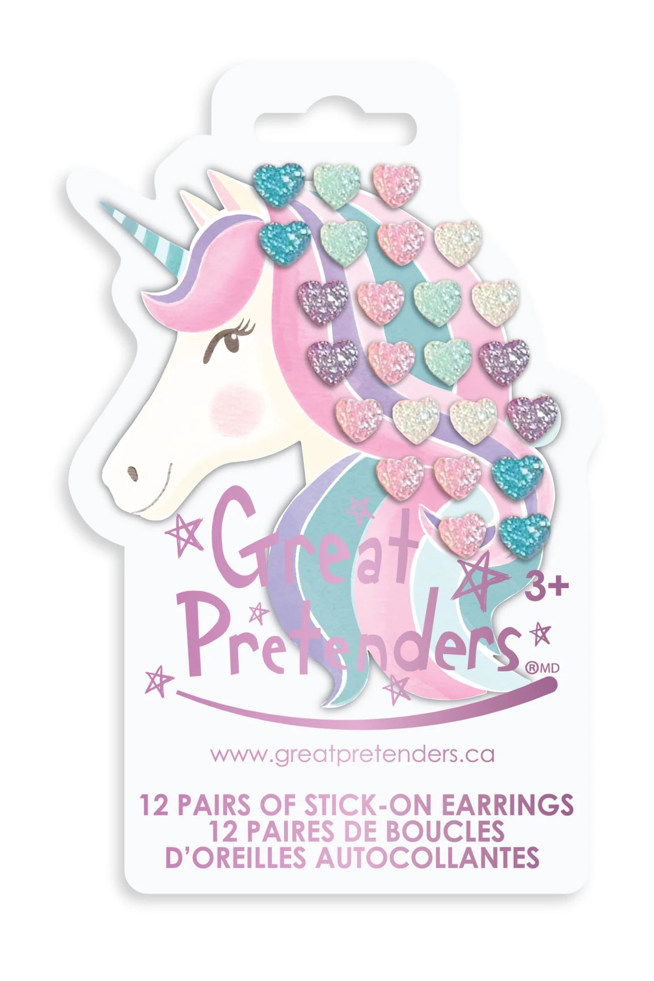 Rhinestone Royalty Stick On earrings