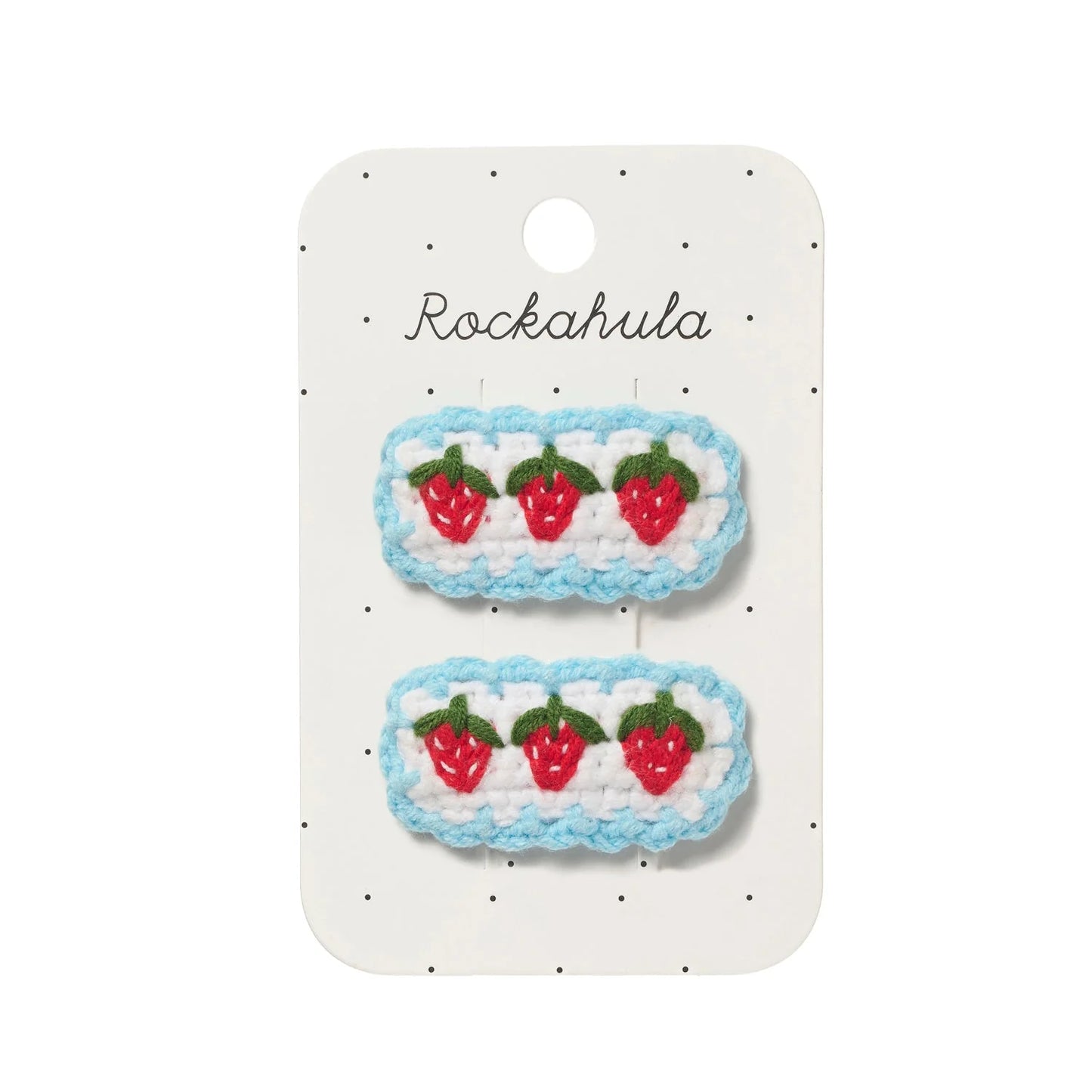 Clips - Crochet Strawberry Frill