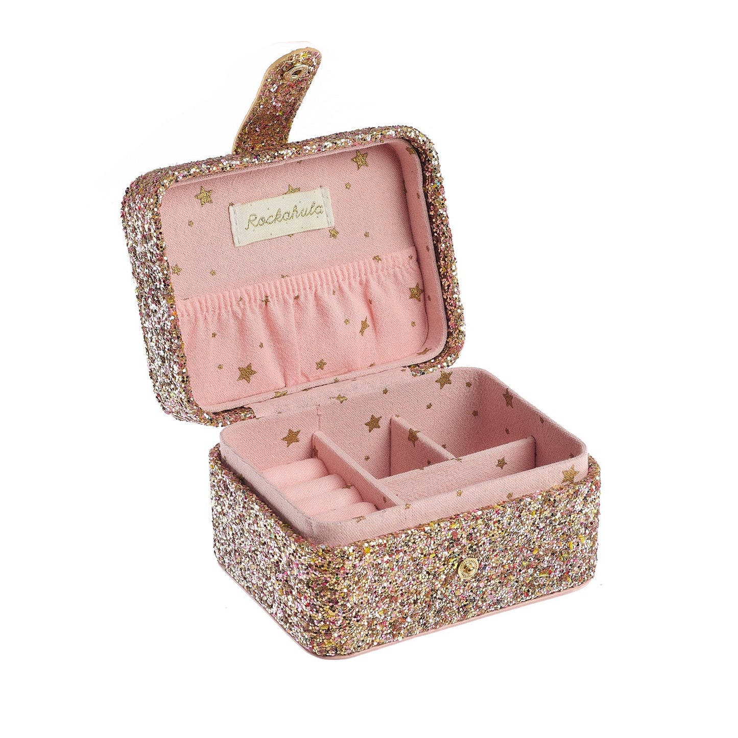 Jewellery Box - Confetti Glitter Gold