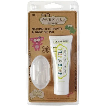 Natural Toothpaste & Baby Brush - Flavor Free