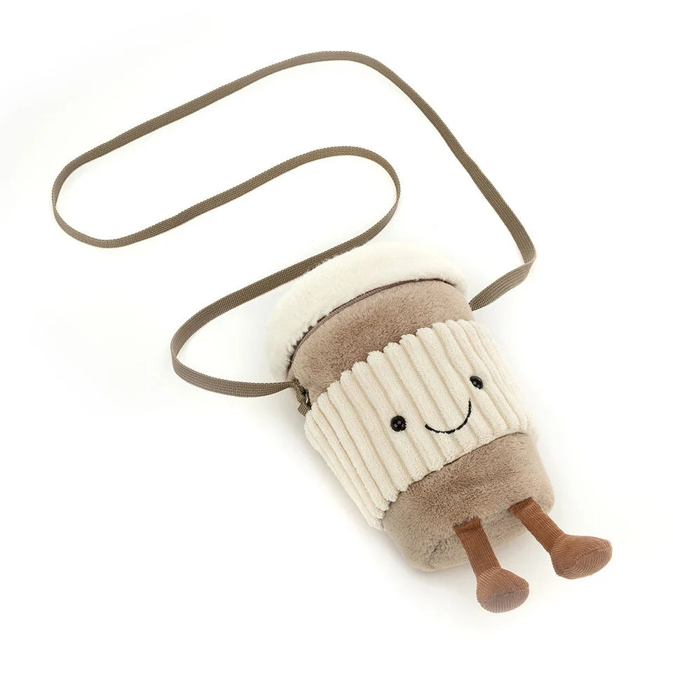 Amuseables Perkle Coffee Shoulder Bag