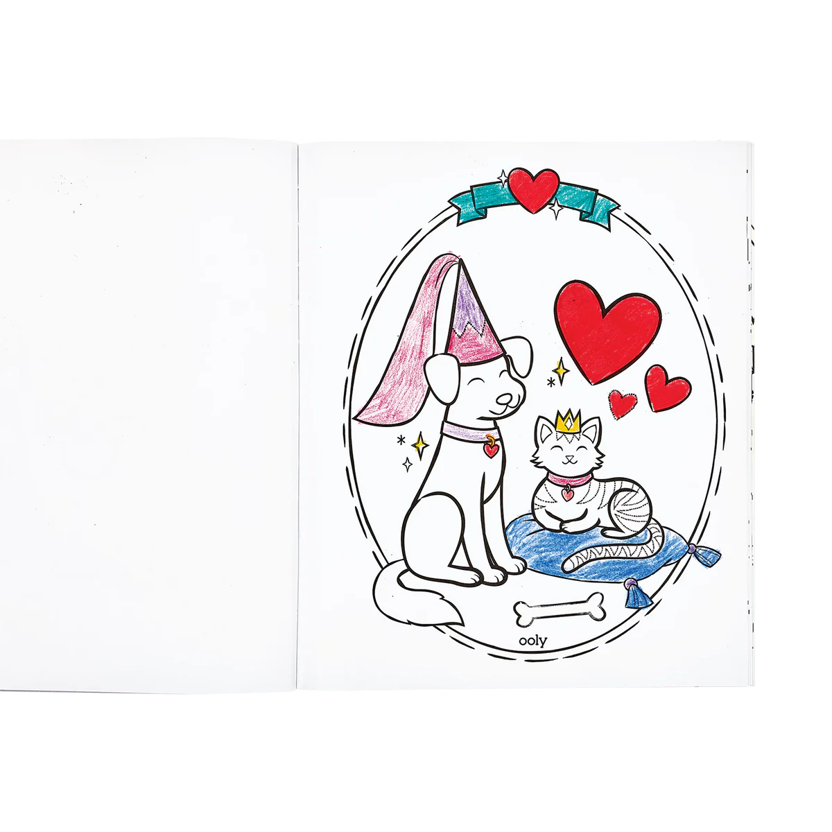 Color-in Book - Princesses & Fairies