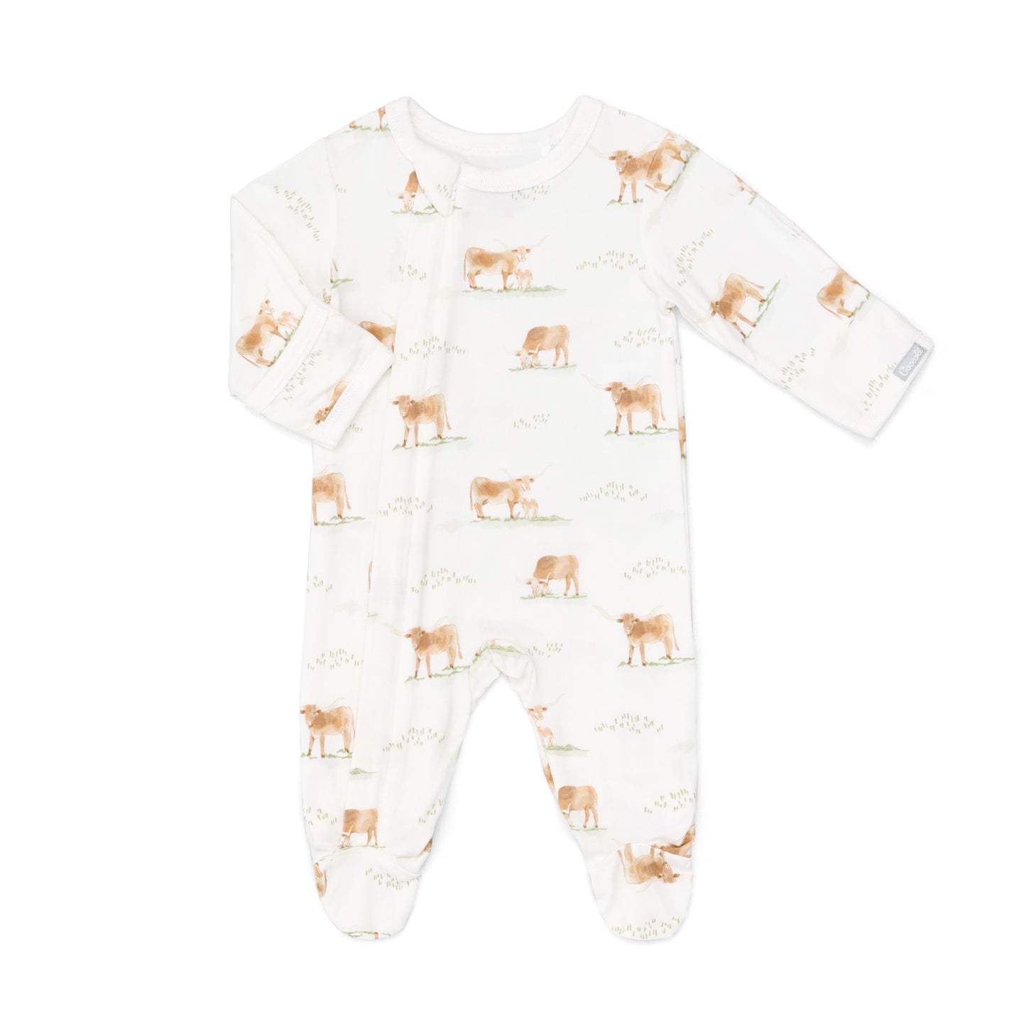 Modal Footed Sleeper - Cow