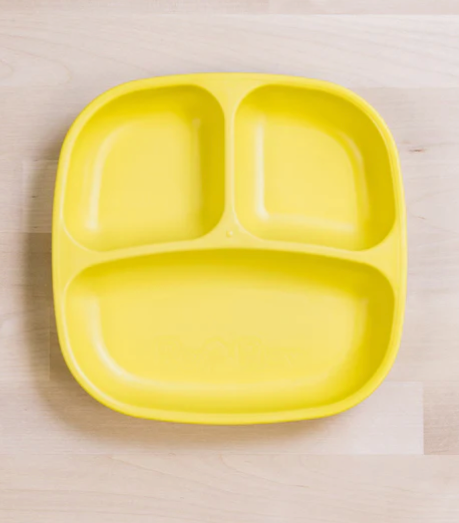 Original Divided Plate - Yellow