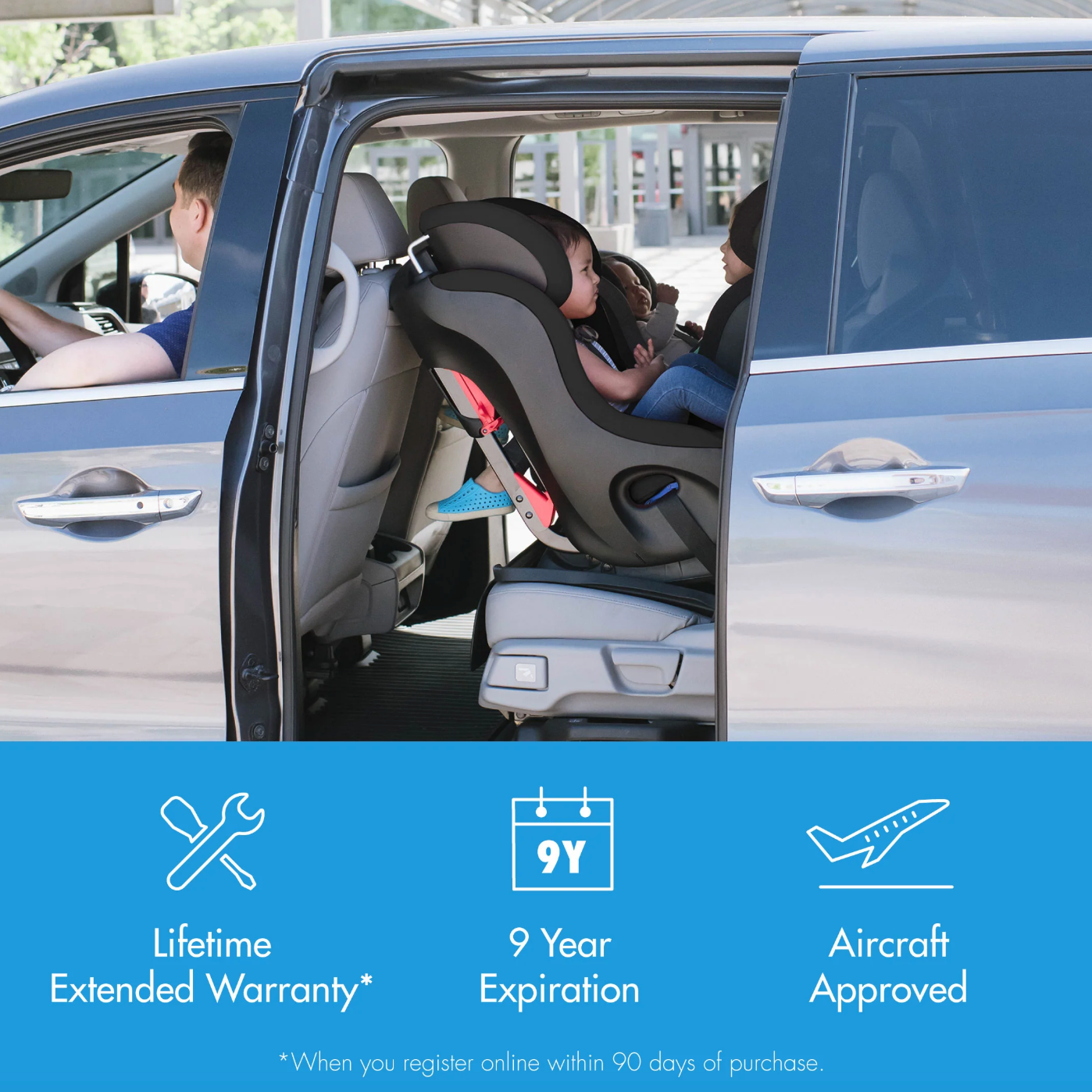 fllo Convertible Car Seat - carbon * Floor Model*