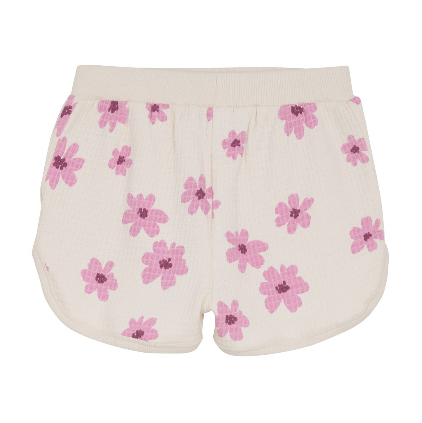 White Swan Floral Sweat Short