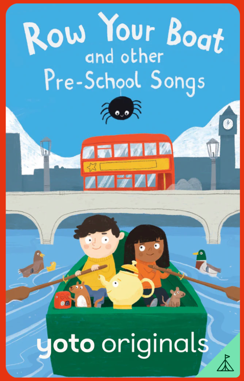 Yoto Audiobook Card - Row Your Boat and other Pre-School Songs