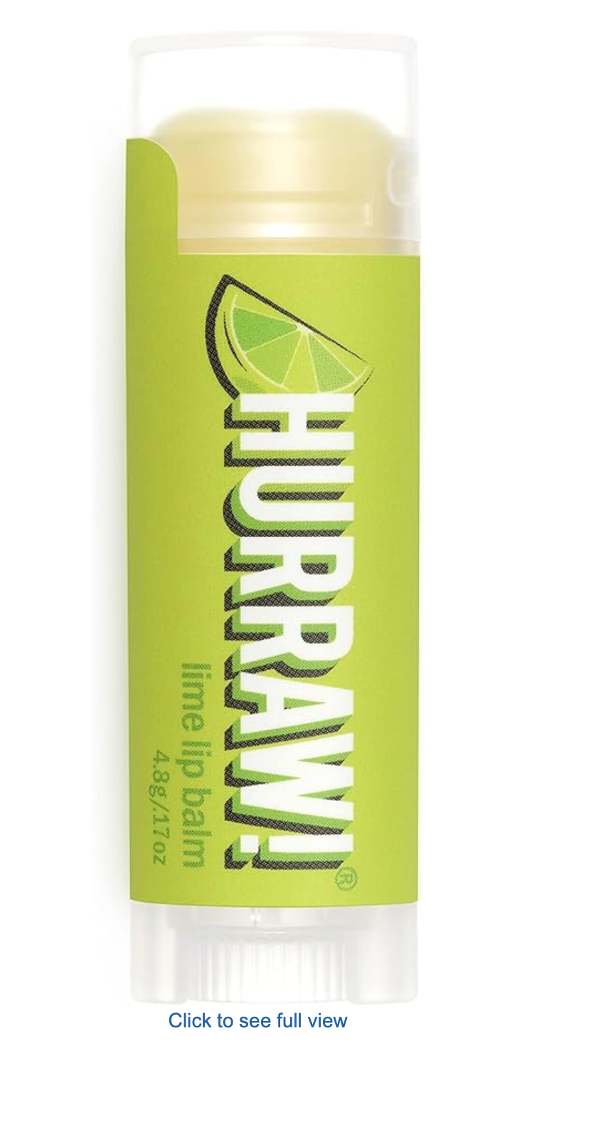 Hurraw Lip Balm - Lime