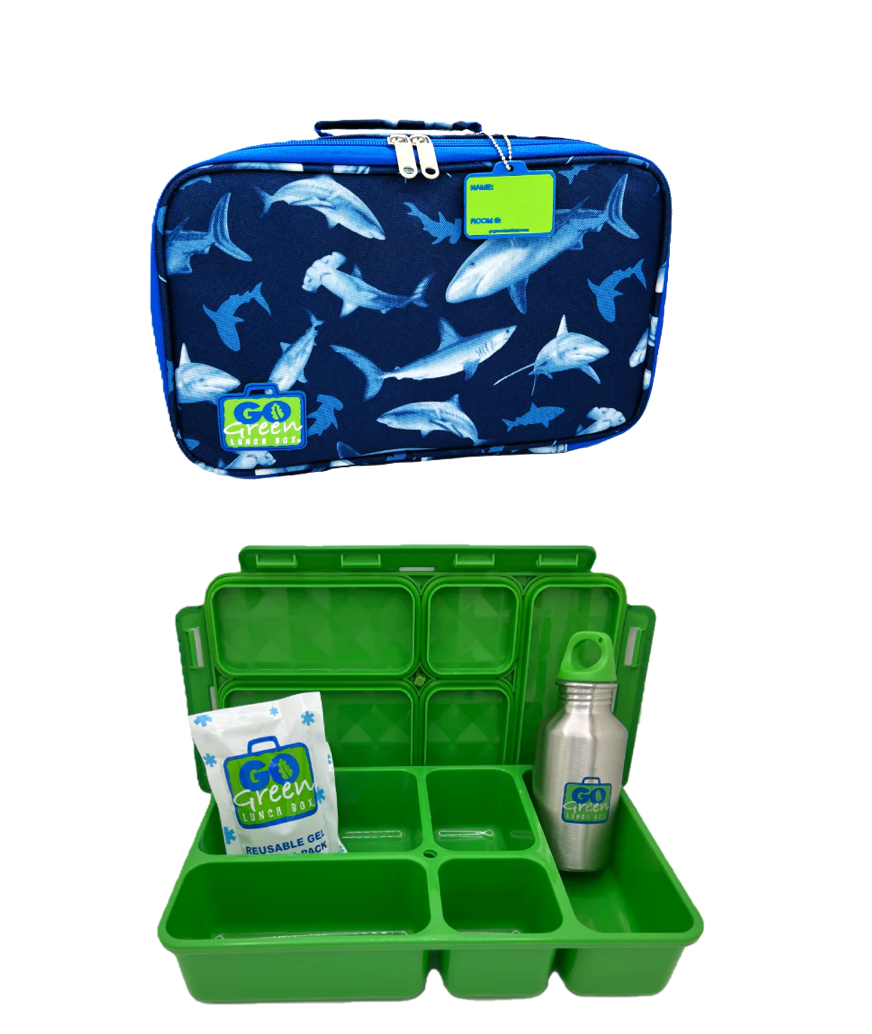 Leak-Proof Lunchbox Set - Shark Frenzy