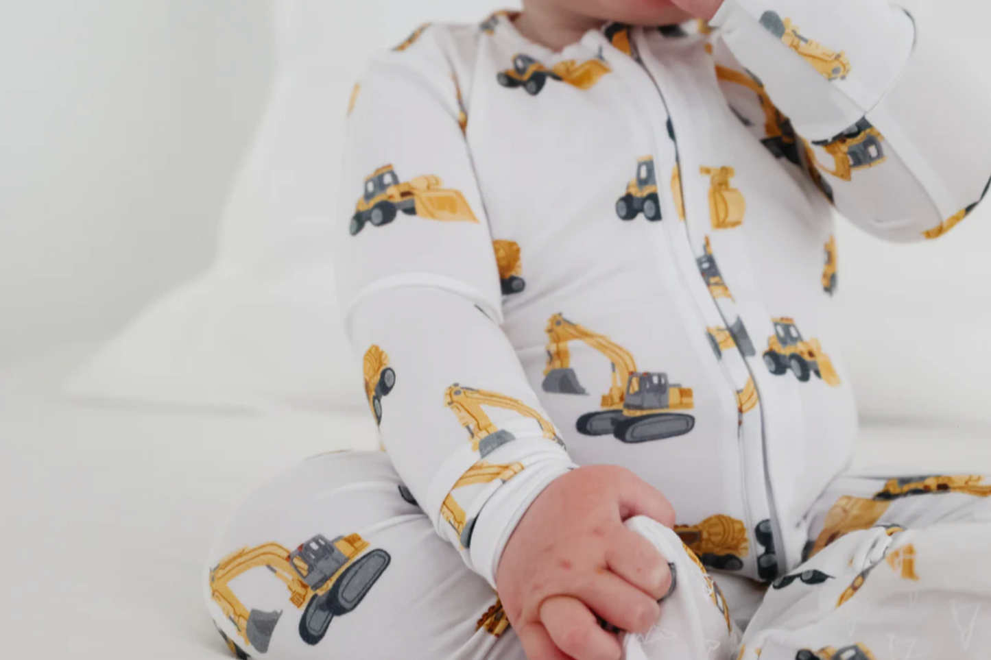 Bamboo Zip-up Footie Pajama - Dozer