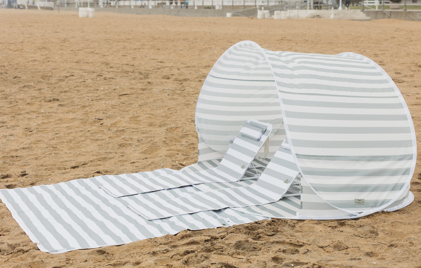 Fold Out Beach Lounger