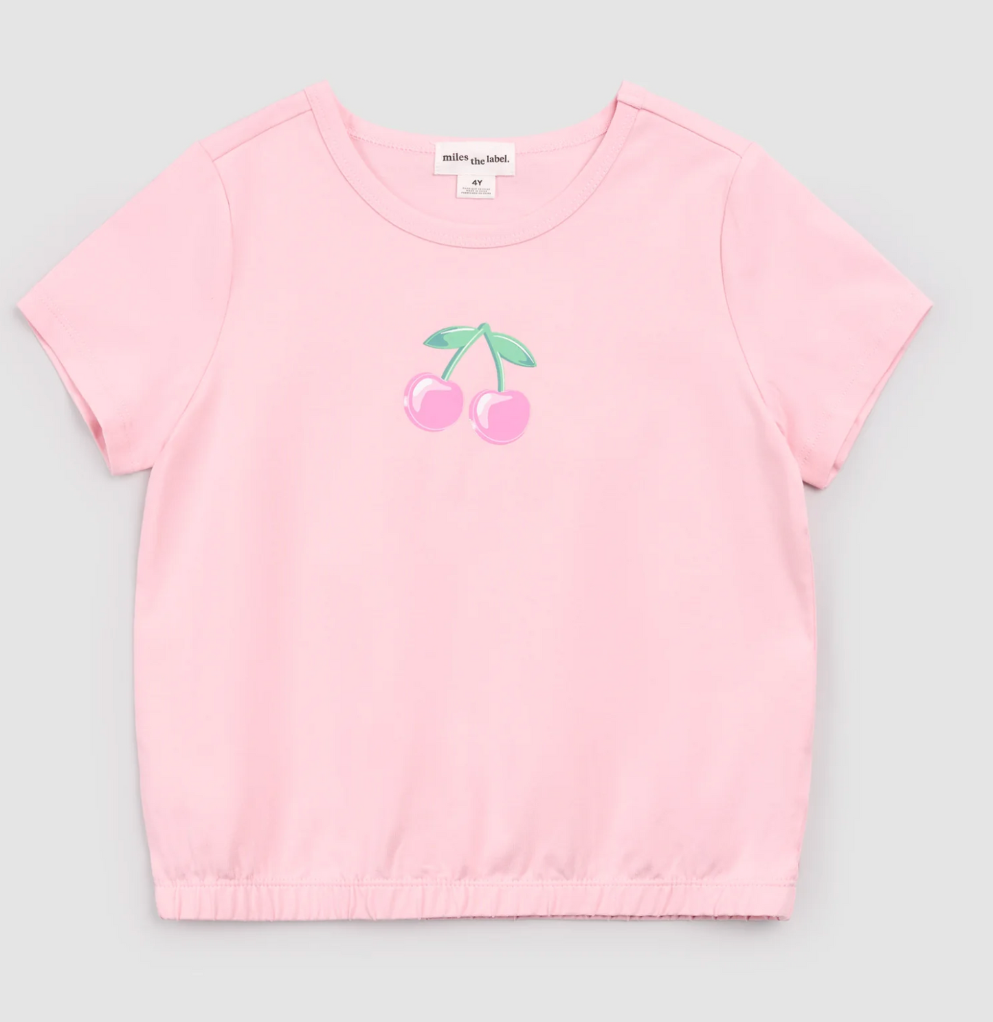 Cherries Short Sleeve Top