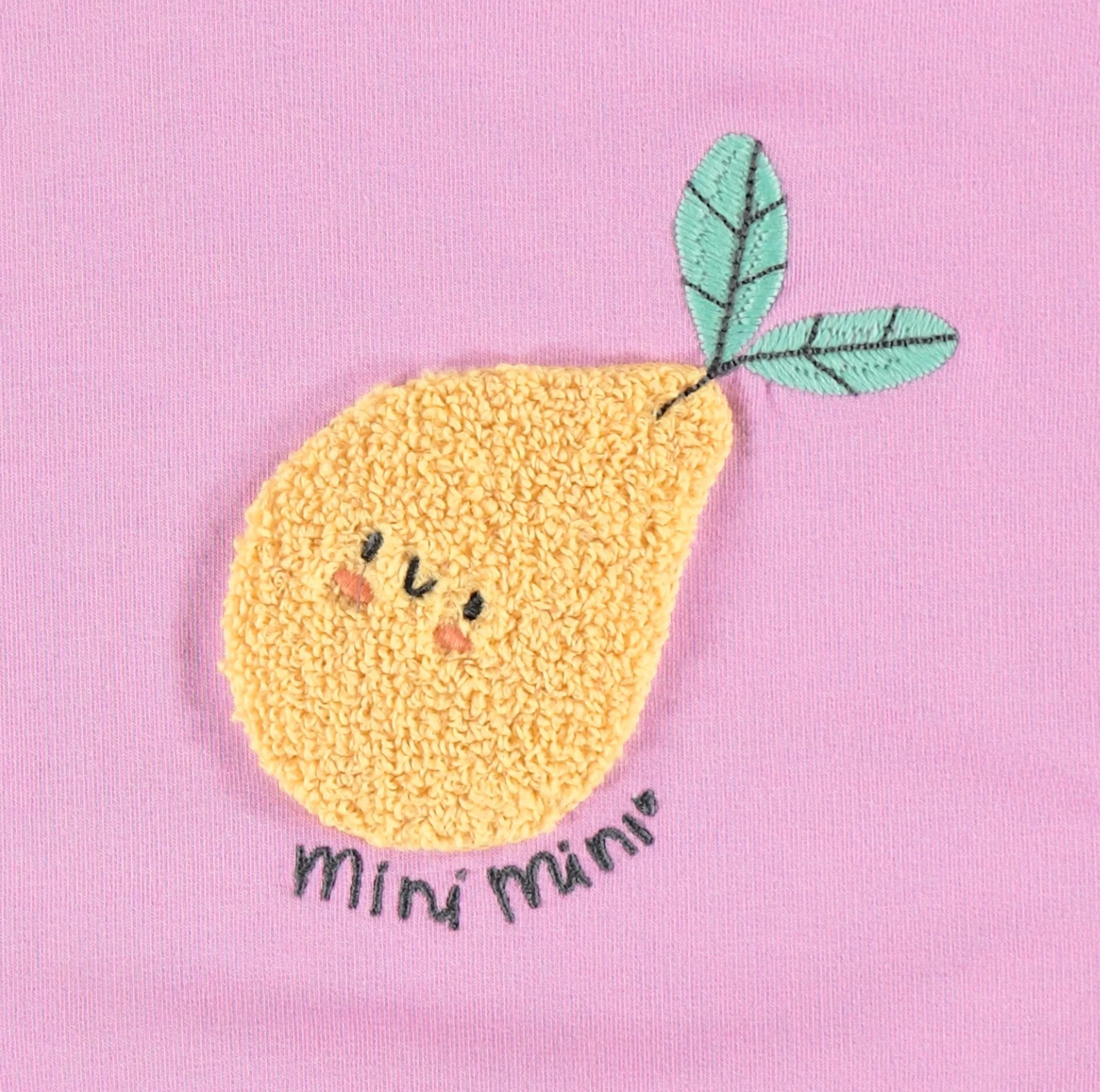 Purple sweater with pear