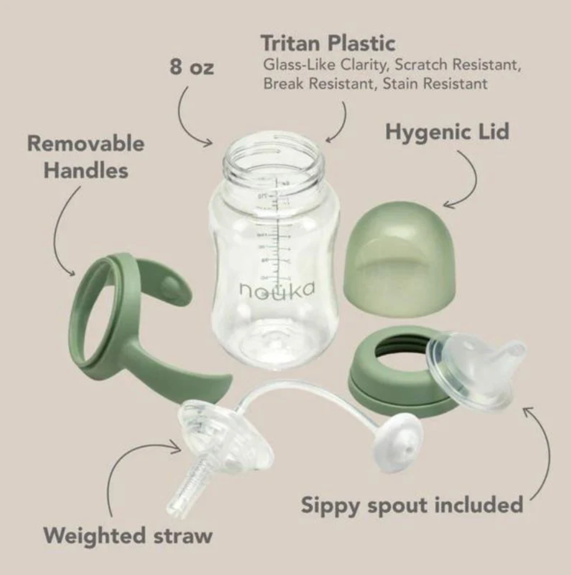 Traditional Sippy/Weighted Straw Cup - Soft Sand