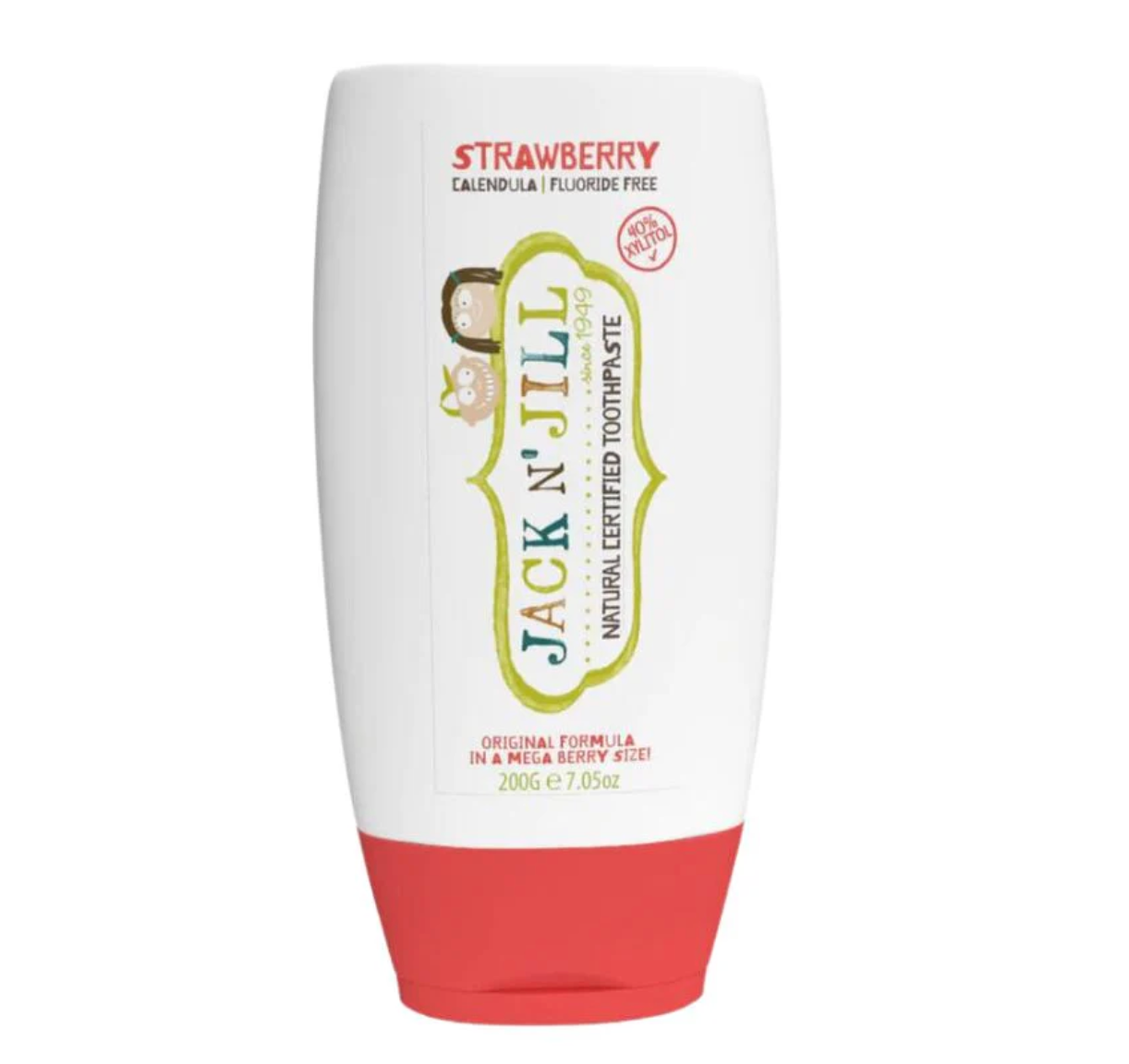 Natural Organic MEGA Toothpaste - Strawberry (200g)