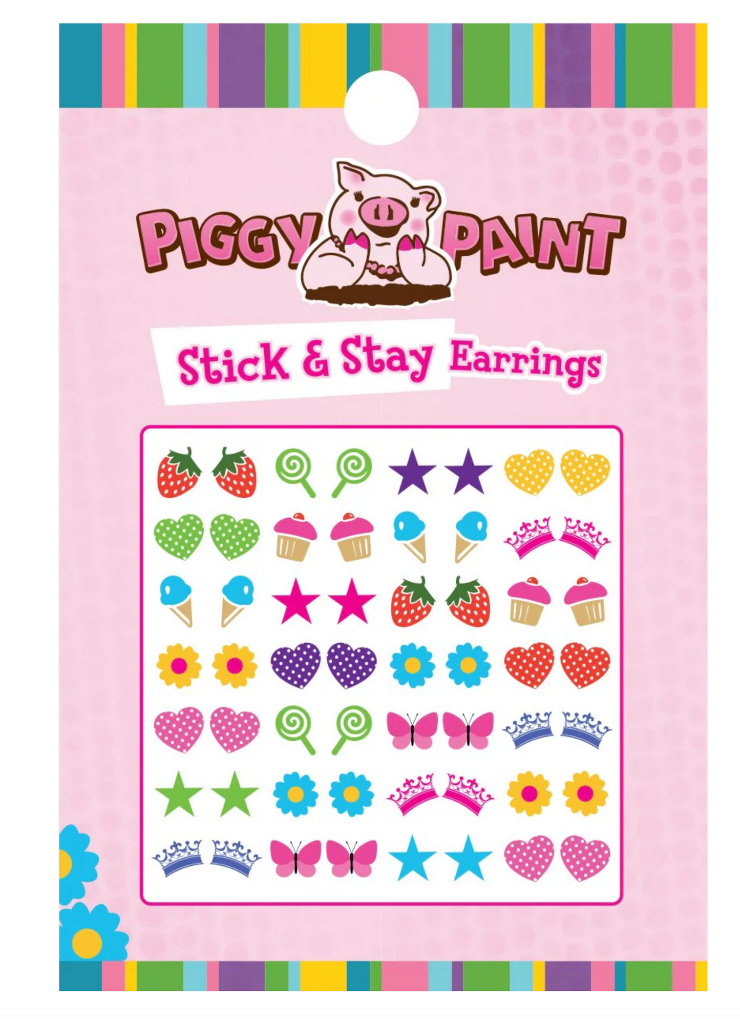 Piggy Paint Stick & Stay Earrings