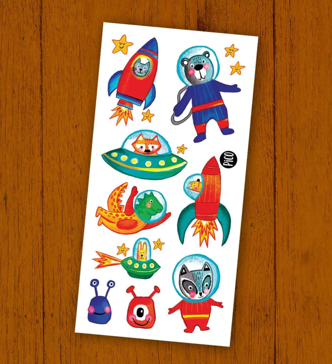 Temporary Tattoos - Astronauts