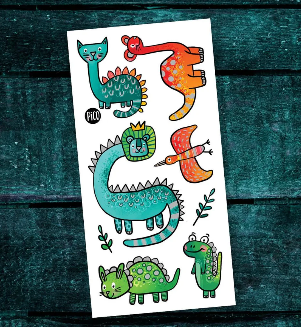 Temporary Tattoos - DinoZanimals