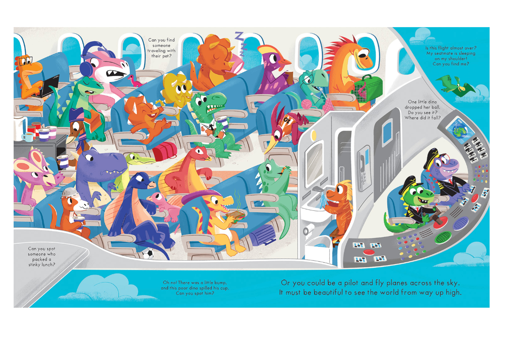 I Spy with My Little Eye Book - Dinosaur Stomp & Find
