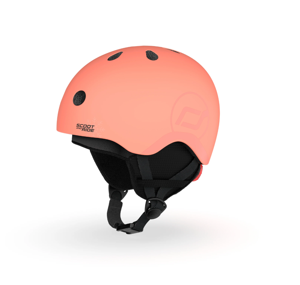 Scoot & Ride Ski Helmet - Peach