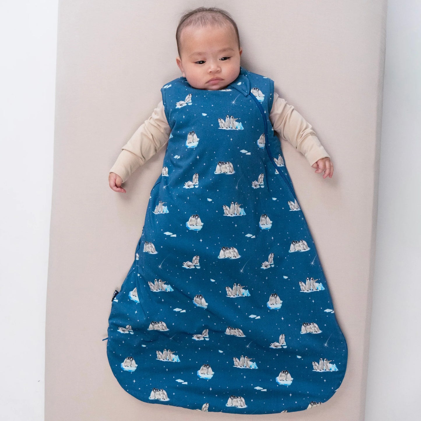 Belan.J Sleep Sack 1.0 TOG - Penguins (Night Sky)