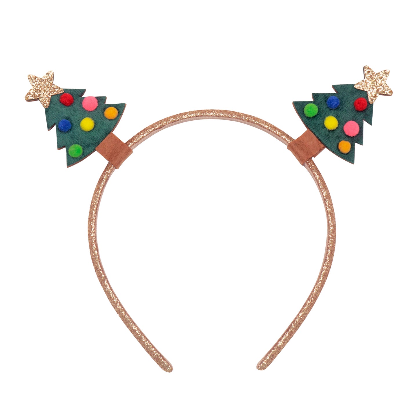 Headband - Velvet Christmas Tree
