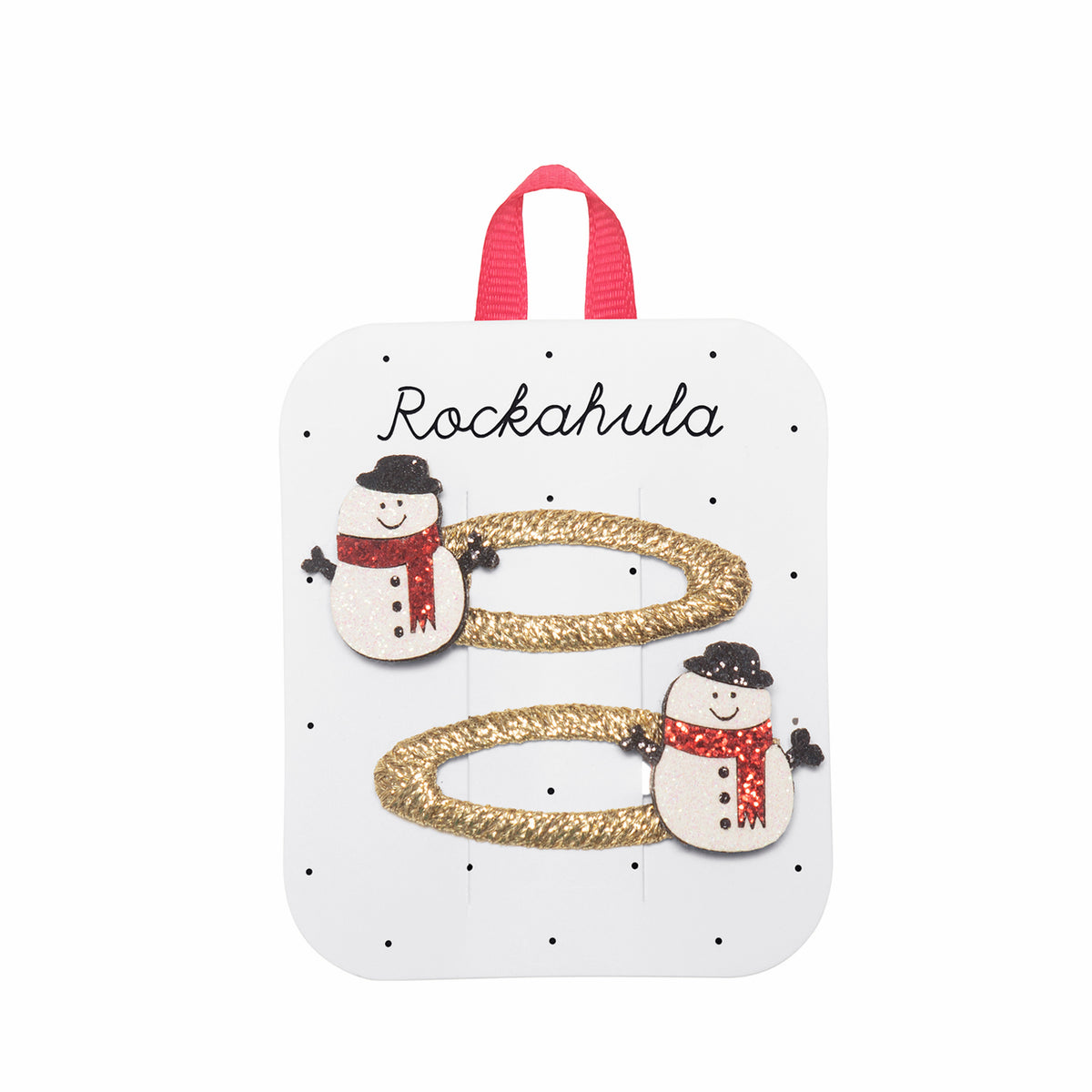 Clips - Snowman Glitter