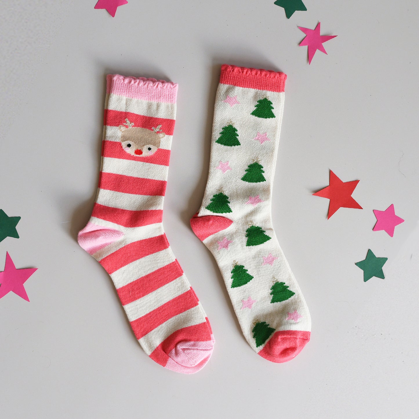 2 Pack Socks - Jolly Christmas