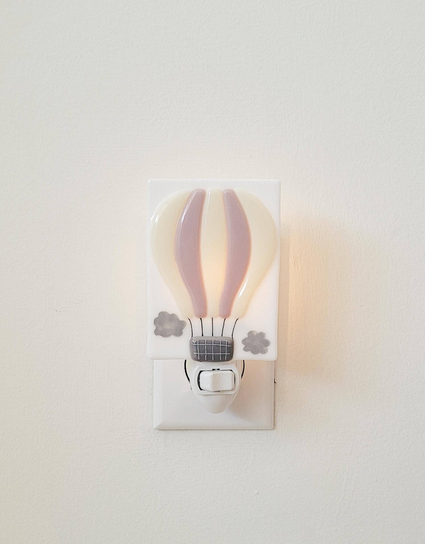 Night Light - Hot Air Balloon - Pink