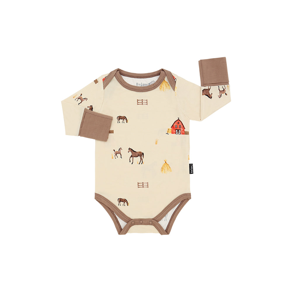 Long Sleeve Onesie - Hay Neighbour