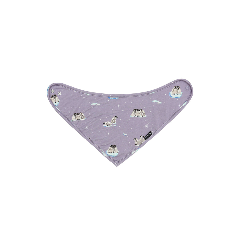 Bandana Bib - Penguins (Periwinkle)