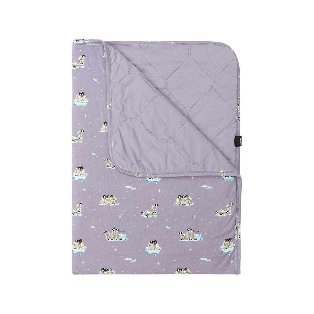 Snuggle Blanket 1.0 TOG - Penguins (Periwinkle)