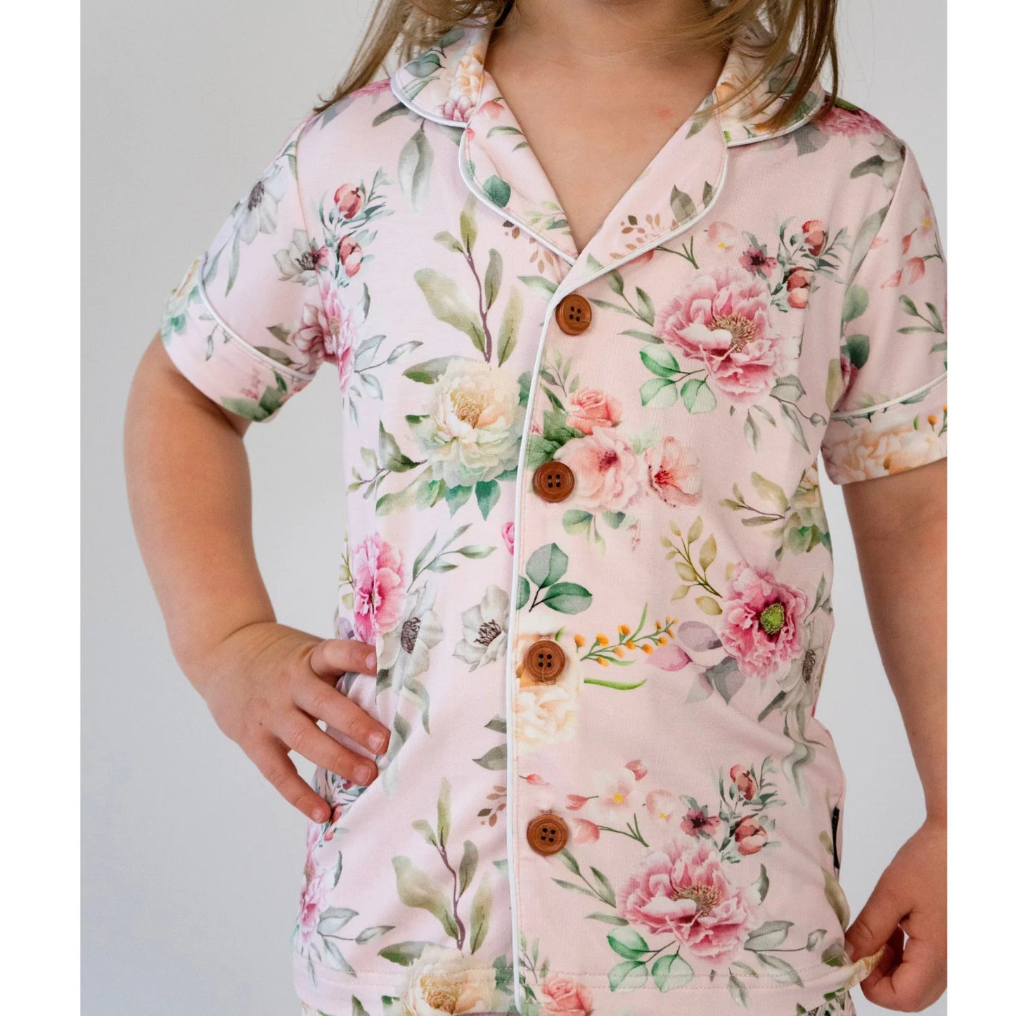 Classic Short-Sleeve PJ Set - Floral Bliss