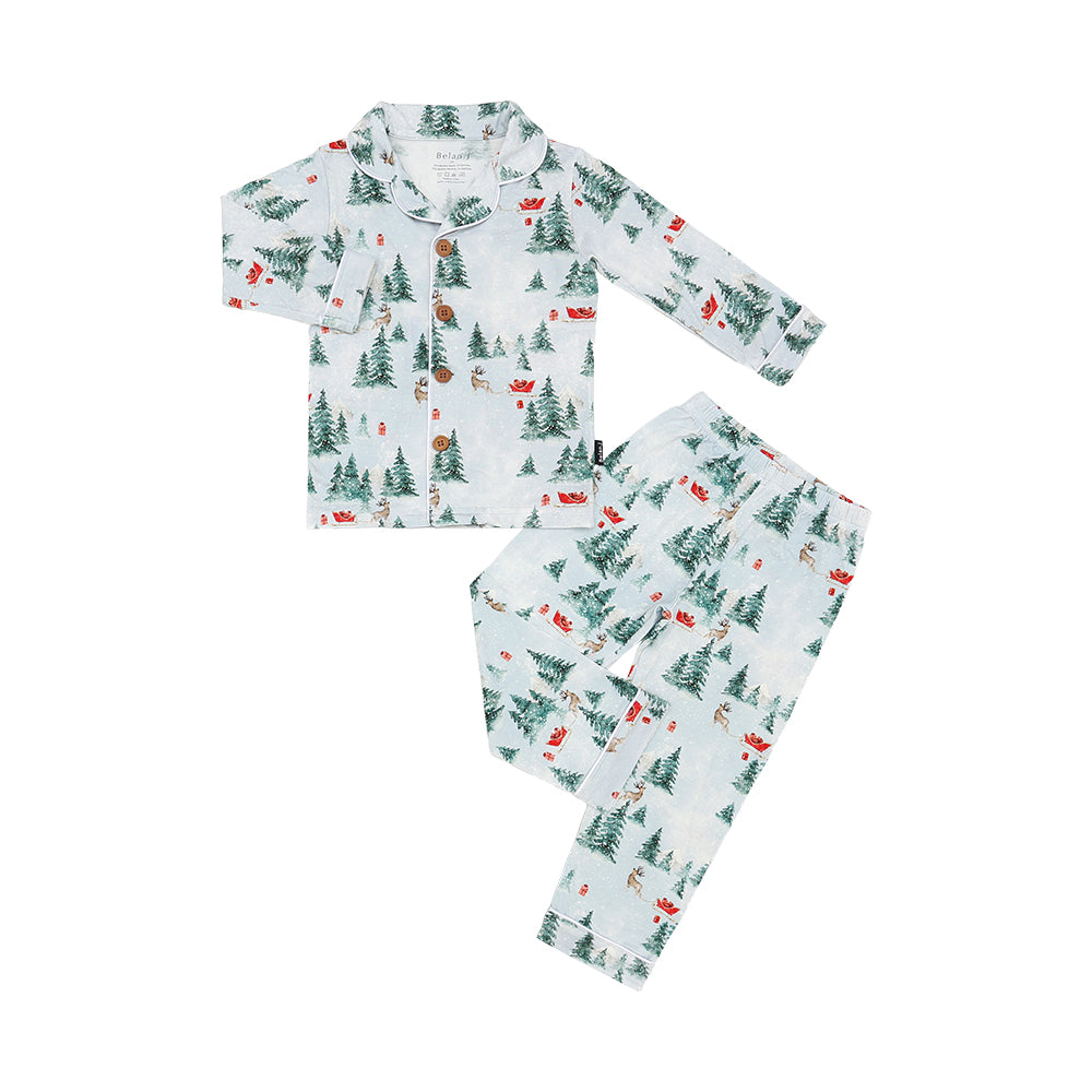 Long-Sleeve Classic PJ Set - Sleigh Ride