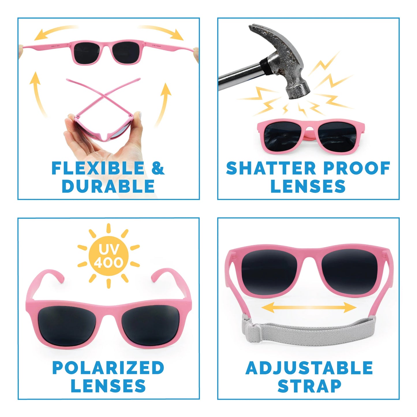 Kids Urban Polarized Sunglasses - Lemonade Aurora