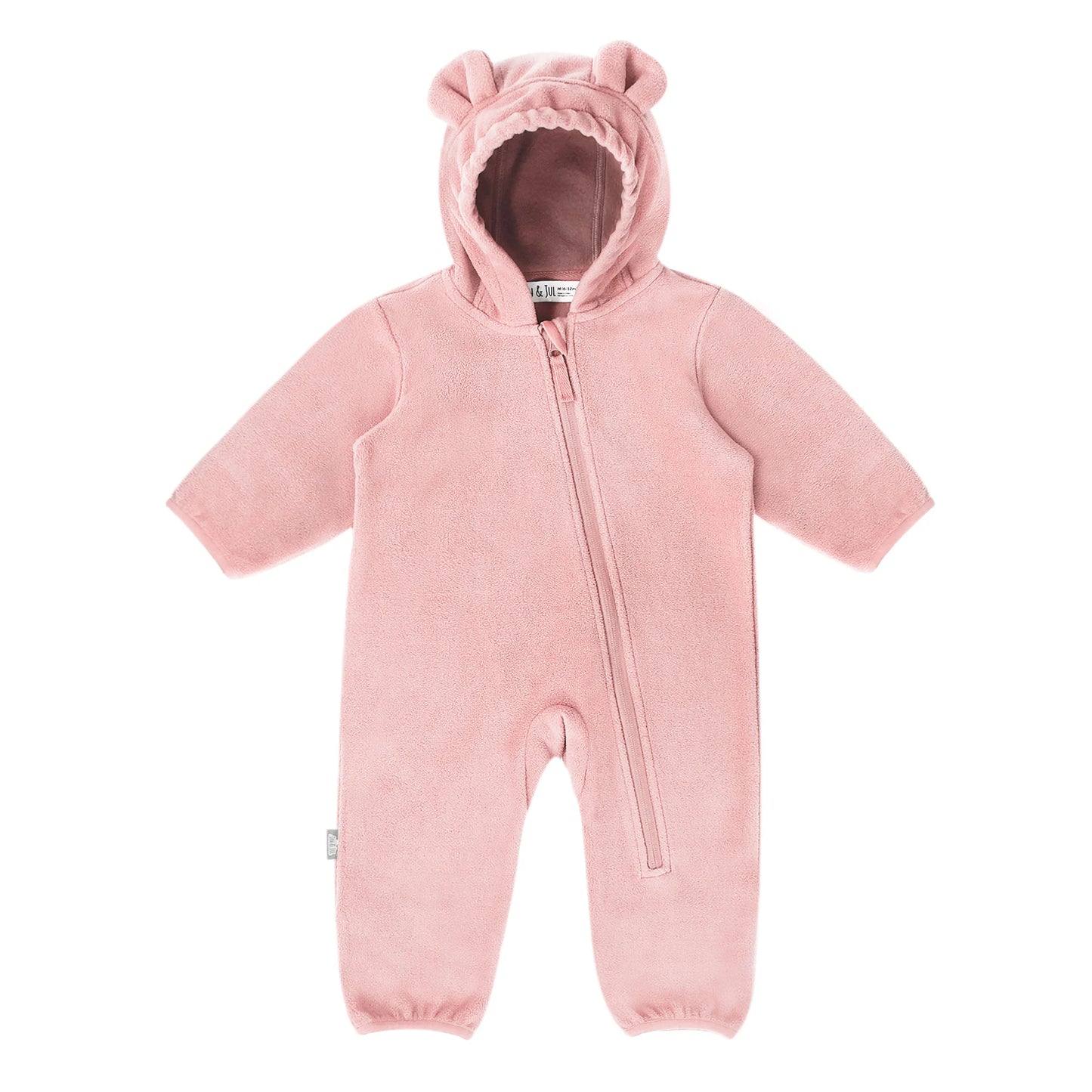 Fleece Suit - Dusty Pink