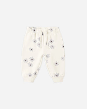 Relaxed Fleece Sweatpants - Blue Daisy