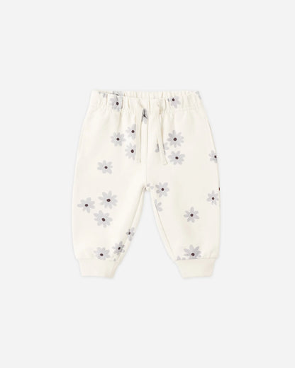 Relaxed Fleece Sweatpants - Blue Daisy
