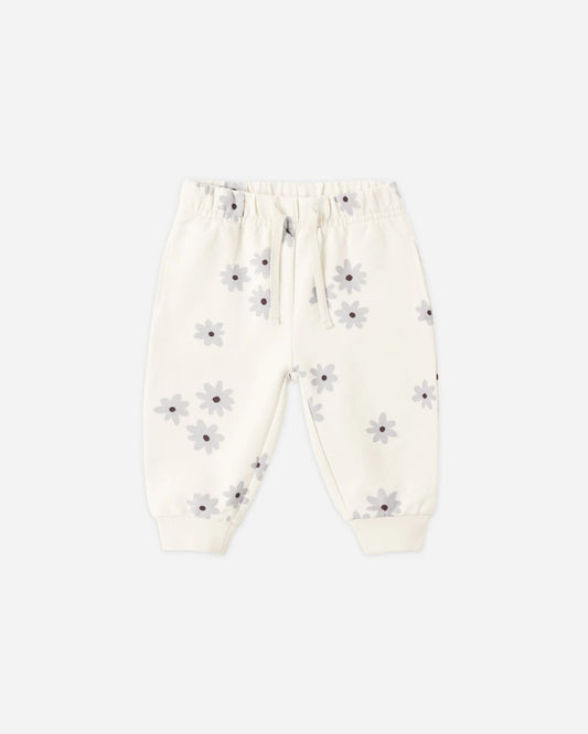 Relaxed Fleece Sweatpants - Blue Daisy