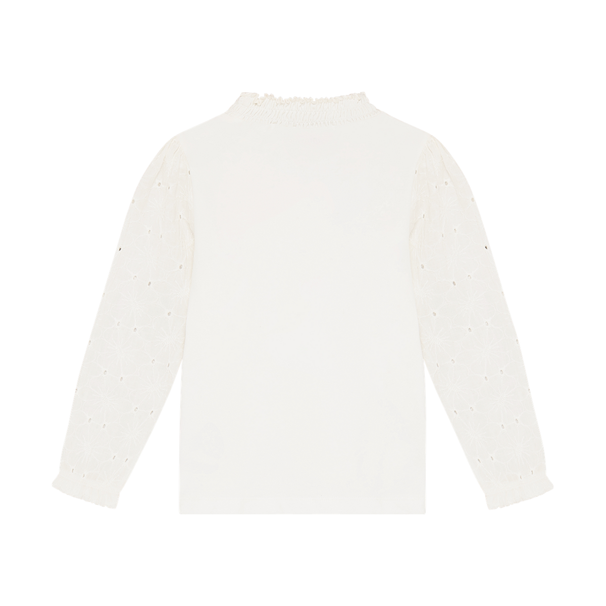 Long Sleeve Shirt with Eyelet Sleeves